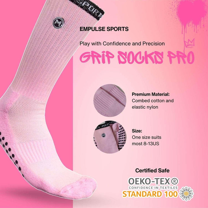 Grip Socks Pro Pink - Empulse Sports