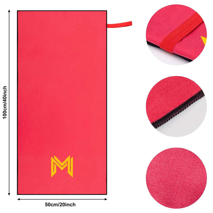 Gym Towel - Crimson Core Red - Empulse