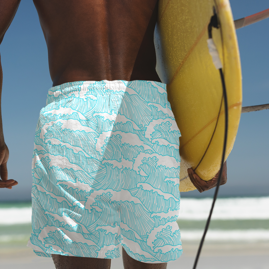 Swimming Shorts - Aqua Tides - Empulse