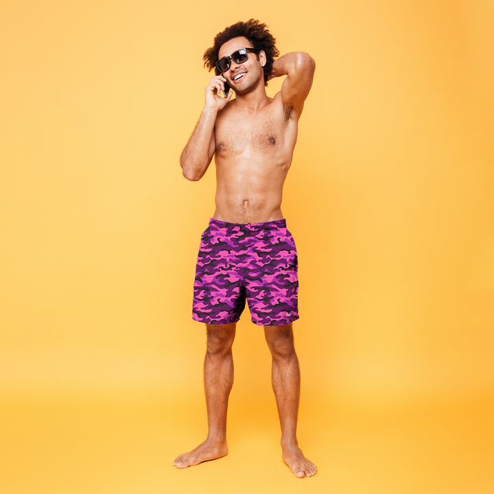 Swimming Shorts - Blush Camouflage