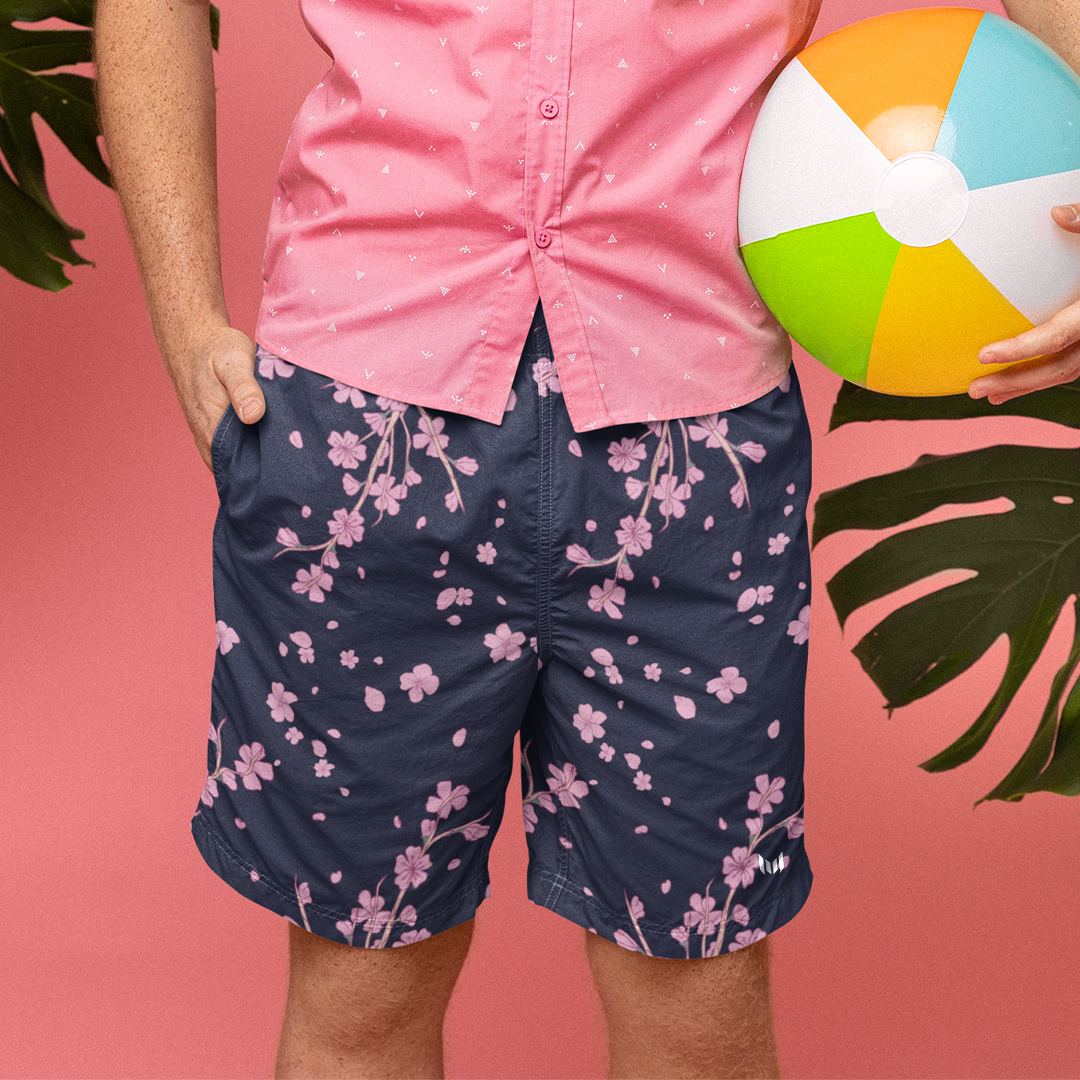 Swimming Shorts - Cherry Blossom - Empulse