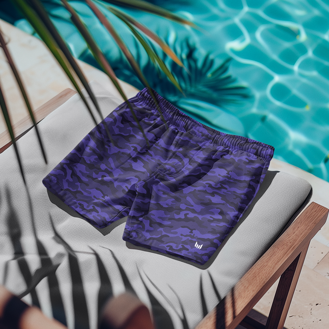 Swimming Shorts - Cobalt Camouflage - Empulse