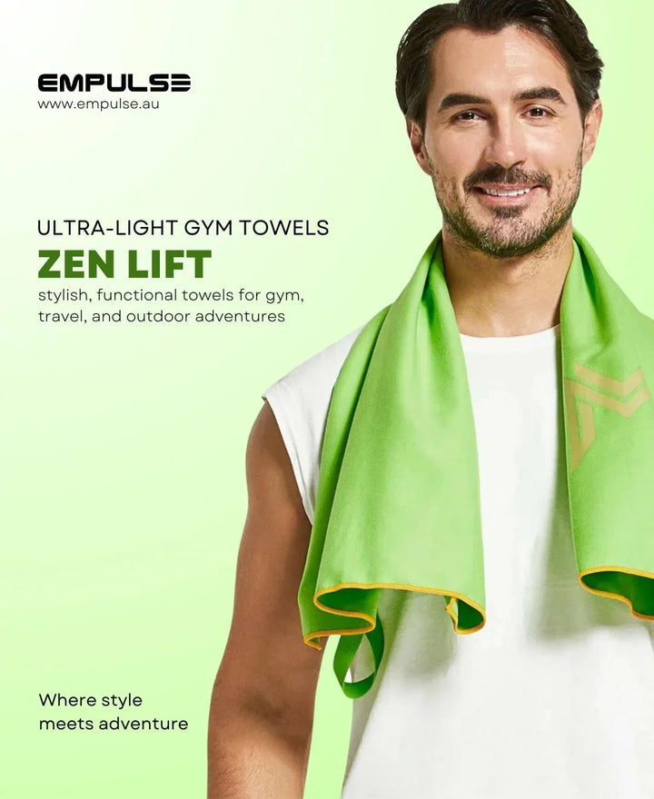 Gym Towel - Zen Lift Green - Empulse