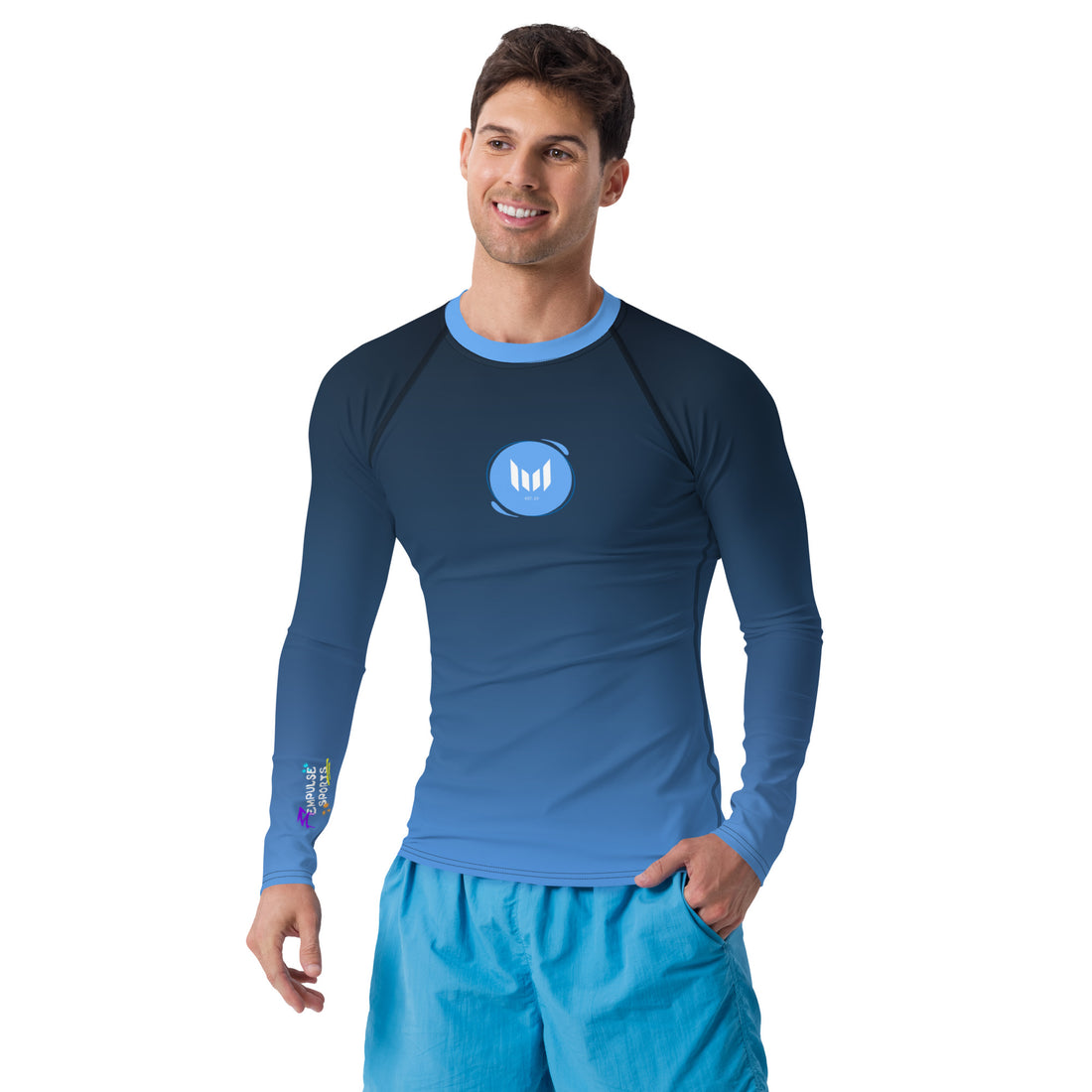 Men's Rashie - Deep Sea Gradient - Empulse