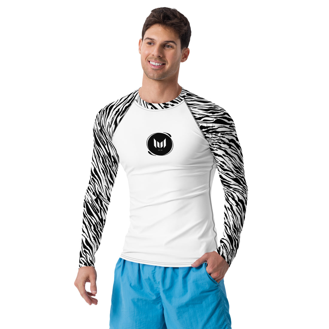 Men's Rashie - Zebra Print - Empulse