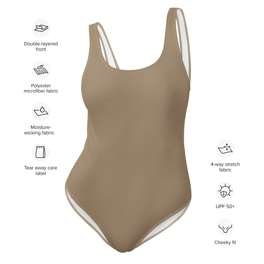 One Piece - Plain Light Taupe - Empulse