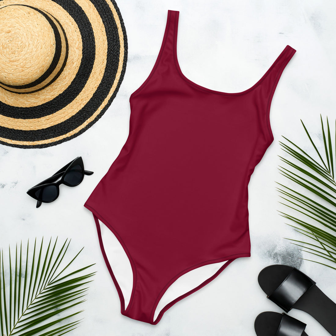 One Piece - Plain Wine Red - Empulse