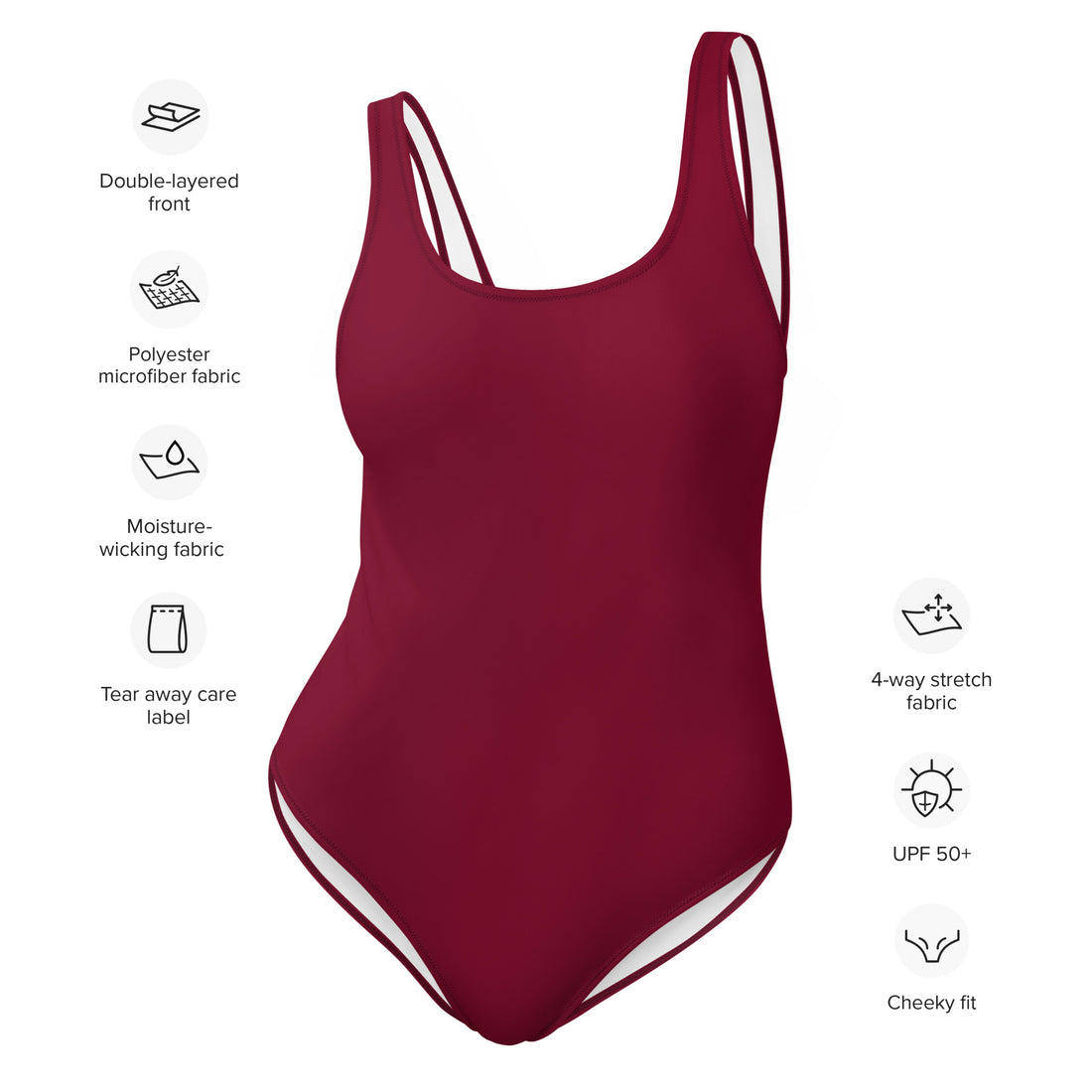 One Piece - Plain Wine Red - Empulse