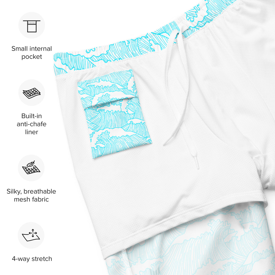 Swimming Shorts - Aqua Tides - Empulse