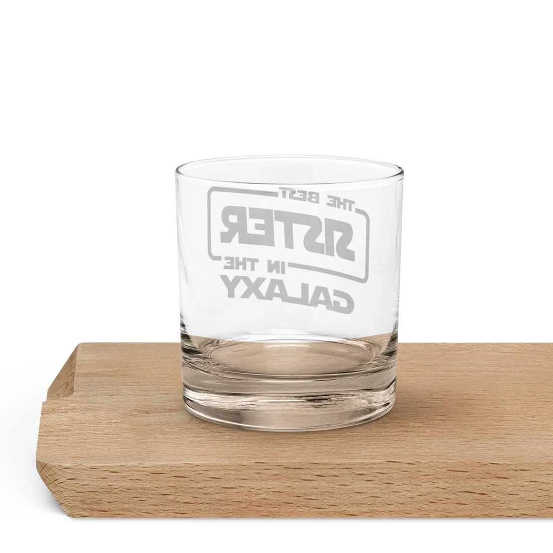 Best Sister in the Galaxy Rocks glass - Empulse