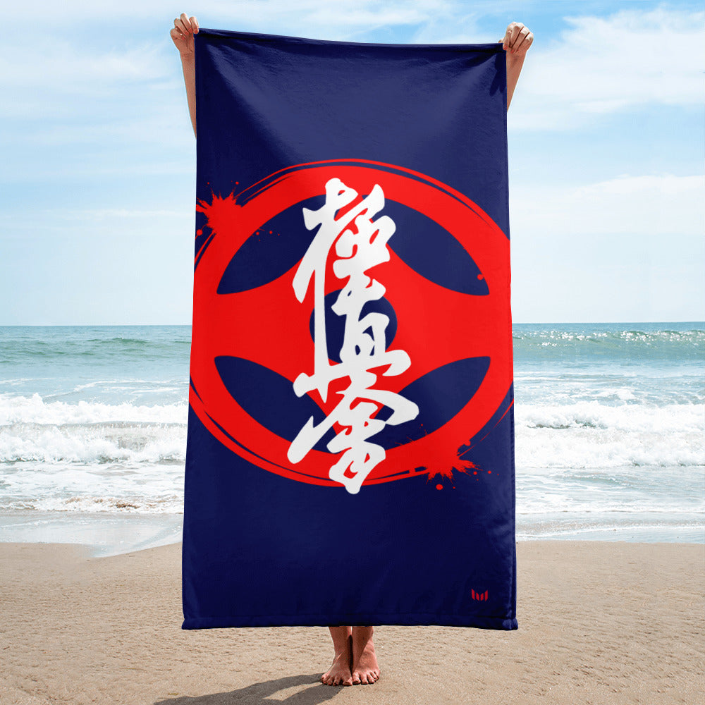 Beach Towel-Kyokushin Blue - Empulse