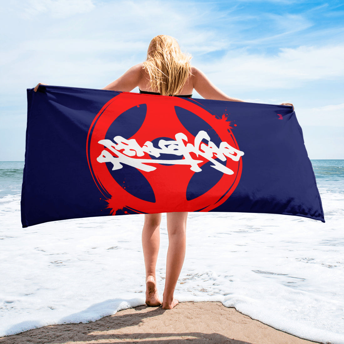 Beach Towel-Kyokushin Blue - Empulse