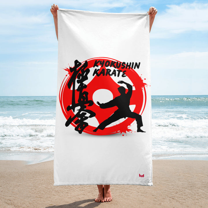 Beach Towel - Kyokushin Karate White - Empulse