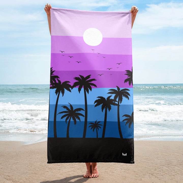 Beach Towel - Palms Twilight - Empulse