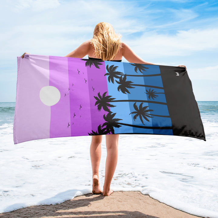 Beach Towel - Palms Twilight - Empulse