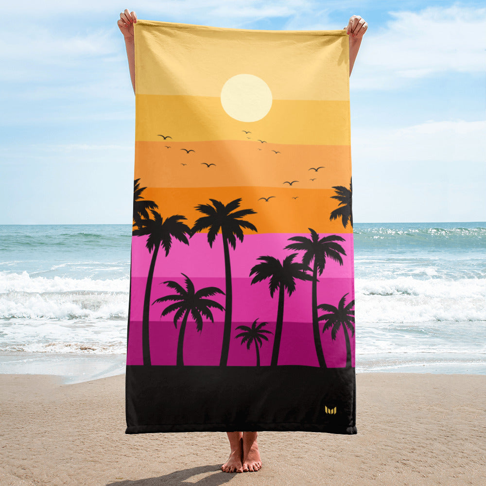 Beach Towel - Palms Sunset - Empulse