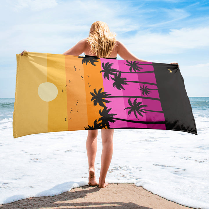 Beach Towel - Palms Sunset - Empulse