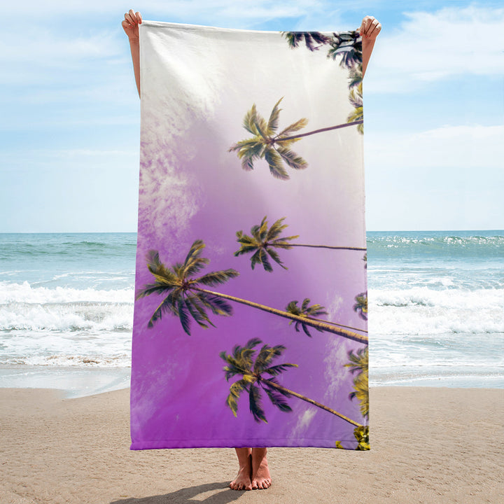 Beach Towel - Palms Purple - Empulse