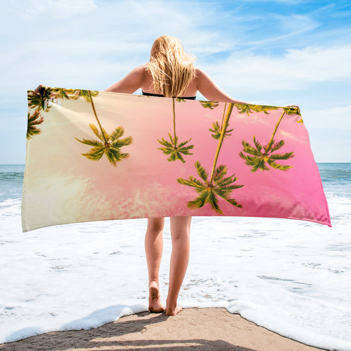 Beach Towel - Sunset Palms - Empulse