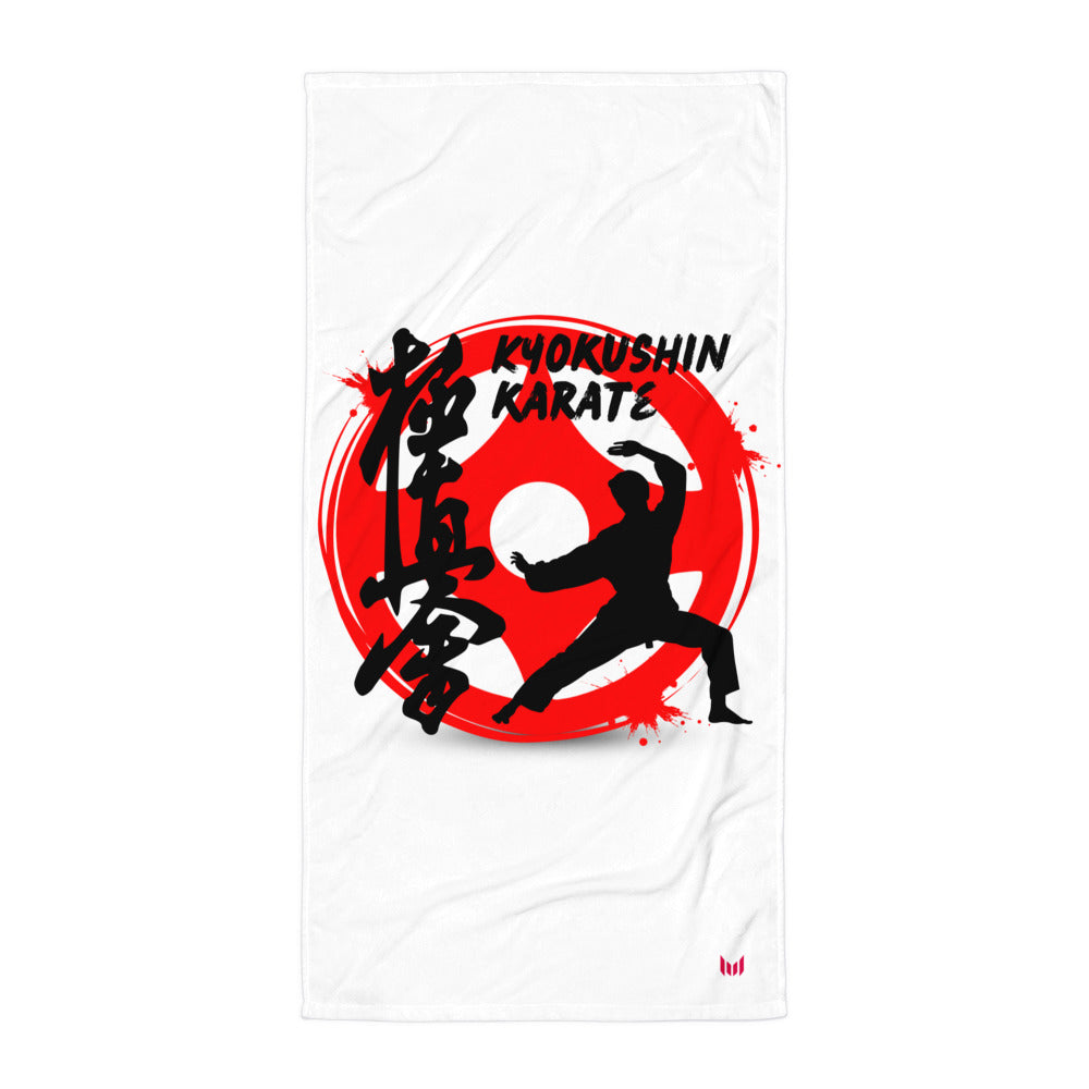 Beach Towel - Kyokushin Karate White - Empulse