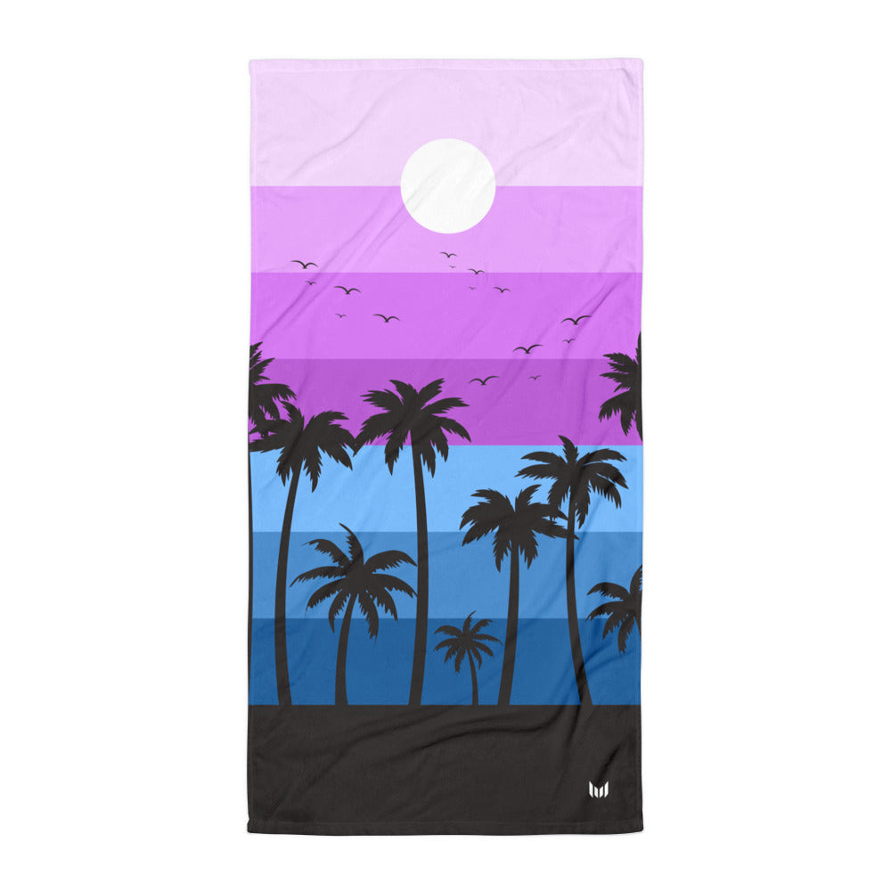 Beach Towel - Palms Twilight - Empulse