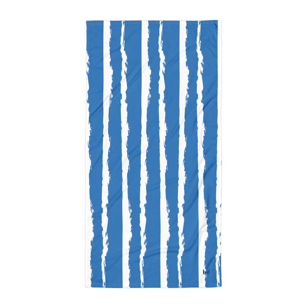 Beach Towel - Cabana Blue/White - Empulse