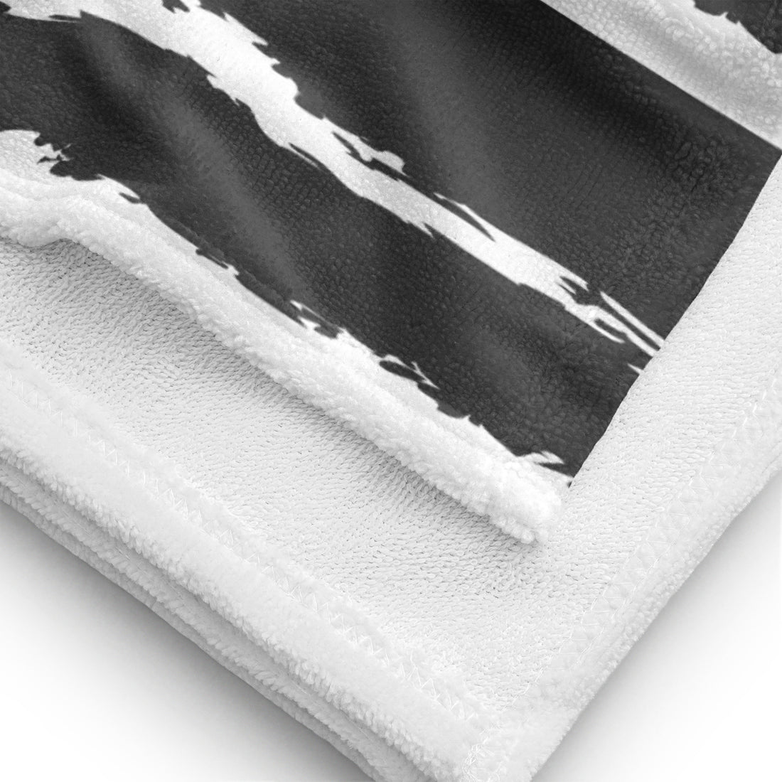 Beach Towel - Cabana Charcoal/White - Empulse