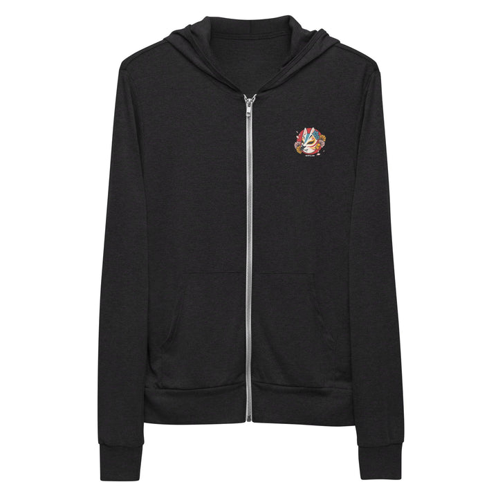 Kitsune Mask Lightweight Zip Hoodie - Empulse Sports